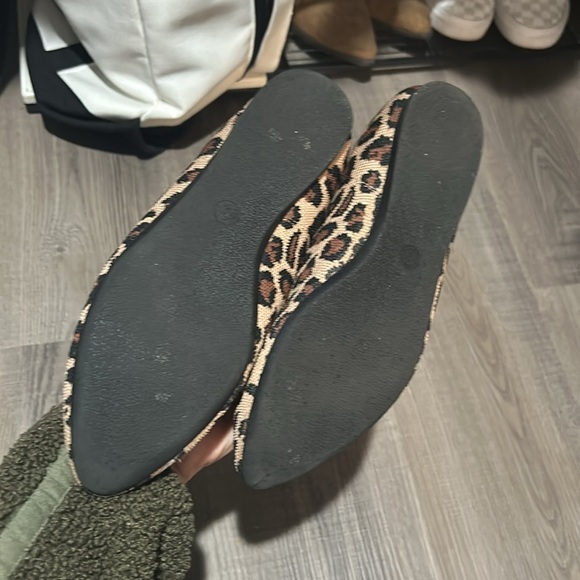 A new day Claire knit cheetah ballet flats - Picture 3 of 5